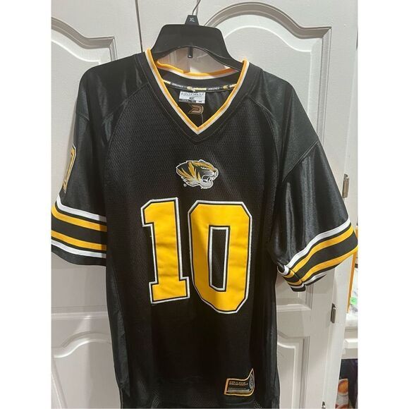 NWT MISSOURI TIGERS MIZZOU COLOSSEUM ATHLETICS SEWN ON FOOTBALL JERSEY SIZE M